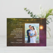 マスンジャー暖かい秋の色の写真 ありがとう サンキューカード (スタンド正面)