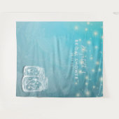 マスンジャー フラワー ブライダルシャワー 背景 タペストリー (正面(横))