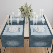 マス円の開始(青バージョン) ミディアムテーブルランナー