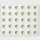 マス及びはえのパーソナライズな包装紙 ラッピングペーパー (フラット)