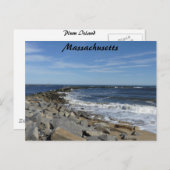 マス州の海岸線 ポストカード (正面/裏面)