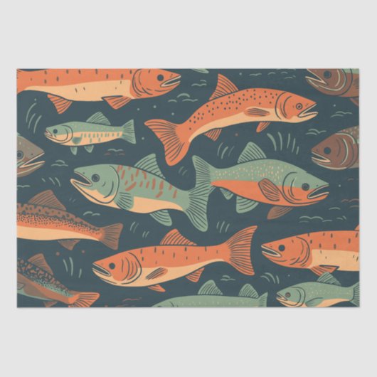 マス模様 薄葉紙 (正面)