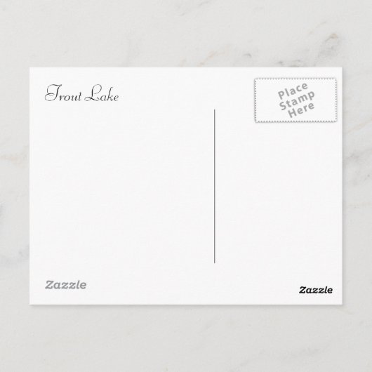 マス湖 ポストカード (裏面)