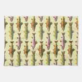 マス漁師 キッチンタオル (横)