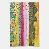 マス漁師 キッチンタオル (縦)