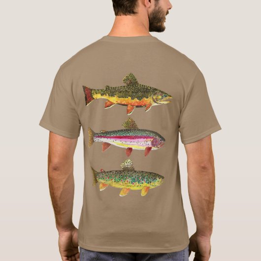 マス漁師 Tシャツ (裏面)