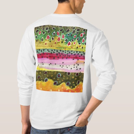 マス漁師 Tシャツ (裏面)