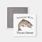 マス熱に感染する マグネット (正面/裏面)