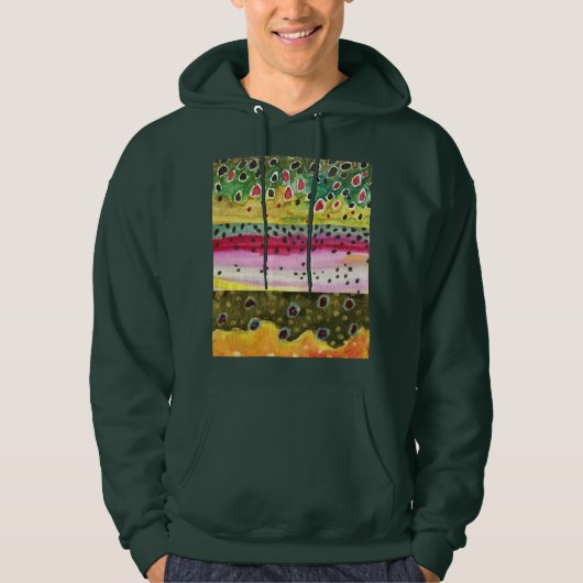 マス用魚釣り パーカ (正面)