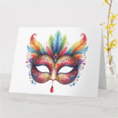 マス素晴らしクカラフル・カード カード (黄色い花)