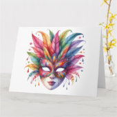 マス素晴らしクカラフル・カード カード (黄色い花)