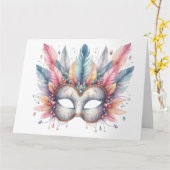 マス素晴らしクカラフル・カード カード (黄色い花)