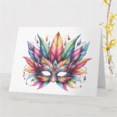 マス素晴らしクカラフル・カード カード (黄色い花)