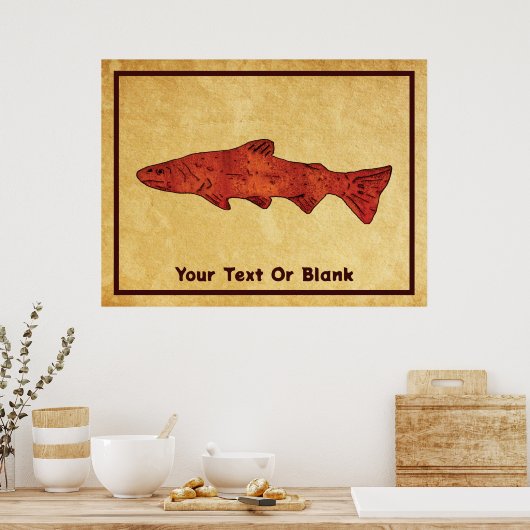 マス素朴ト ポスター (キッチン)