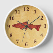 マス素朴ト 壁時計 (正面)