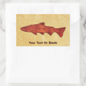 マス素朴ト 長方形シール (バッグ)