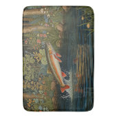 マス素朴マスの魚 バスマット (正面縦)