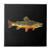 マス絵画魚 タイル (正面)