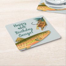 マス釣り大人誕生日 パーソナライズされた