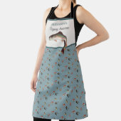 マス釣り漁師が4月を振素晴らしる エプロン (インサイチュ)