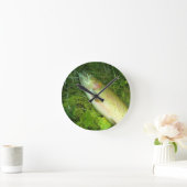 マス釣り針 ラウンド壁時計 (ホーム)