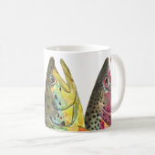 マス釣り コーヒーマグカップ (正面右)