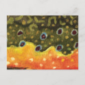 マス釣り ポストカード (正面)