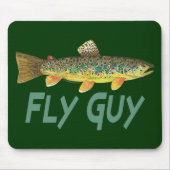 マス釣り マウスパッド (正面)