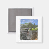 マス釣り マグネット (正面/裏面)