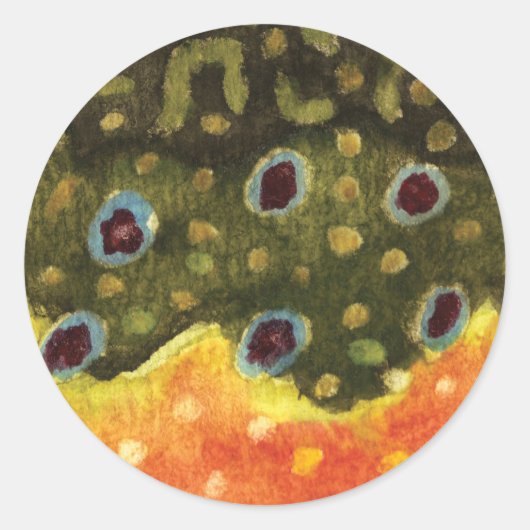 マス釣り ラウンドシール (正面)