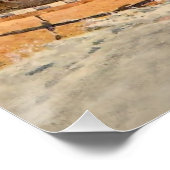 「マス釣り」西部芸術 フランク・フェラー作 ポスター (コーナー)