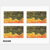 マス釣り 長方形シール (シート)