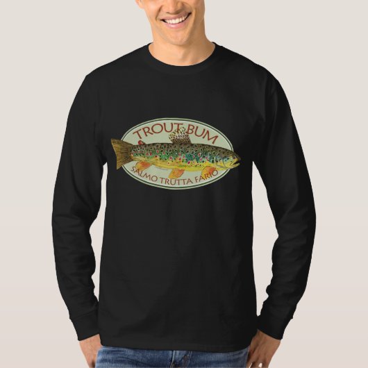 マス釣り Tシャツ (正面)