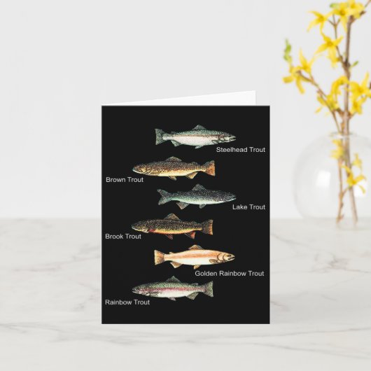 マス魚種収集魚釣り カード (黄色い花)