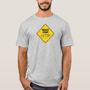 マス魚釣りゾーン Tシャツ