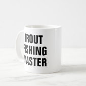 マス魚釣りマスター コーヒーマグカップ (正面左)