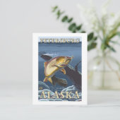 マス魚釣り断面 – ペテルブルク， ポストカード (スタンド正面)