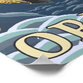 マス魚釣り断面 – モララ川， ポスター (角)