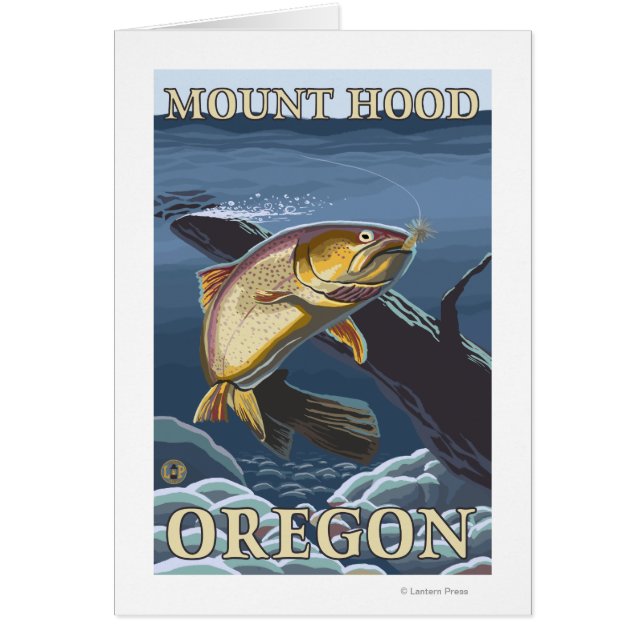 マス魚釣り断面 – 山フード， (正面)