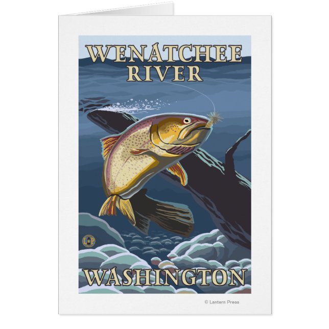 マス魚釣り断面 – Wenatchee River, W (正面)