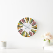 マス魚釣り時計 ラウンド壁時計 (ホーム)