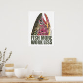 マス魚釣り詳細 ポスター (キッチン)