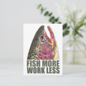 マス魚釣り詳細 ポストカード (スタンド正面)