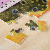 マス魚釣り ジグソーパズル (側面)