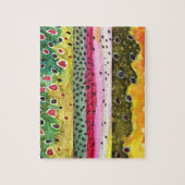 マス魚釣り ジグソーパズル (縦)