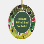 マス魚釣り セラミックオーナメント (右)