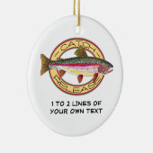 マス魚釣り セラミックオーナメント (右)