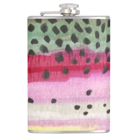 マス魚釣り フラスク (正面)