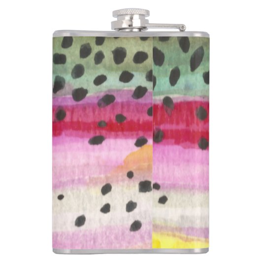 マス魚釣り フラスク (裏面)