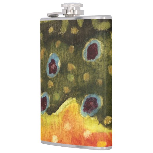 マス魚釣り フラスク (左)